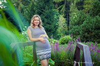 Фотосъемка девушка ожидает ребенка