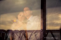 Фотосъемка молодых за окном