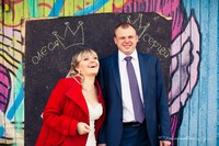 Фотосъемка молодых у школьной доски
