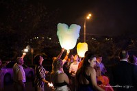 Фотосъемка запуск воздушных змеев на свадьбе