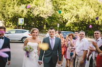 Ура молодые на свадьбе
