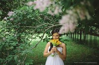Фотосъемка невесты под сиренью