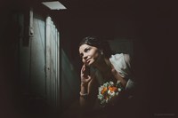 Фотография загадочной невесты