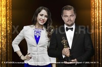 хромакей зеленый фон на корпоратив с моментальной печатью фото