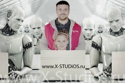 Замена зеленого фона хромакей фона на бэкграунд клиента