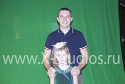 фотографирование на зеленом фоне на свадьбу