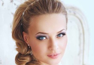 Свадебная прическа коса