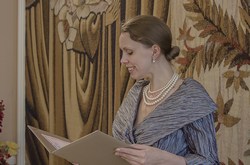 Нагатинский Загс, регистратор читает поздравтельную речь