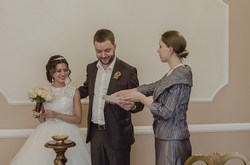 Нагатинский Загс, вручение свидетельства