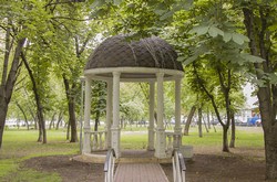 Нагатинский Загс, ротонда и мостик влюбленных