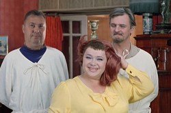 Сцена из фильма «Иван Васильевич меняет профессию» на зеленом фоне хромакей «И меня вылечат»