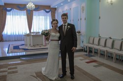 Фото молодоженов после регистрации
