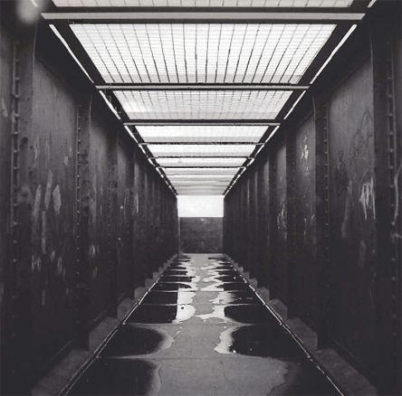 Мрачный пейзаж города