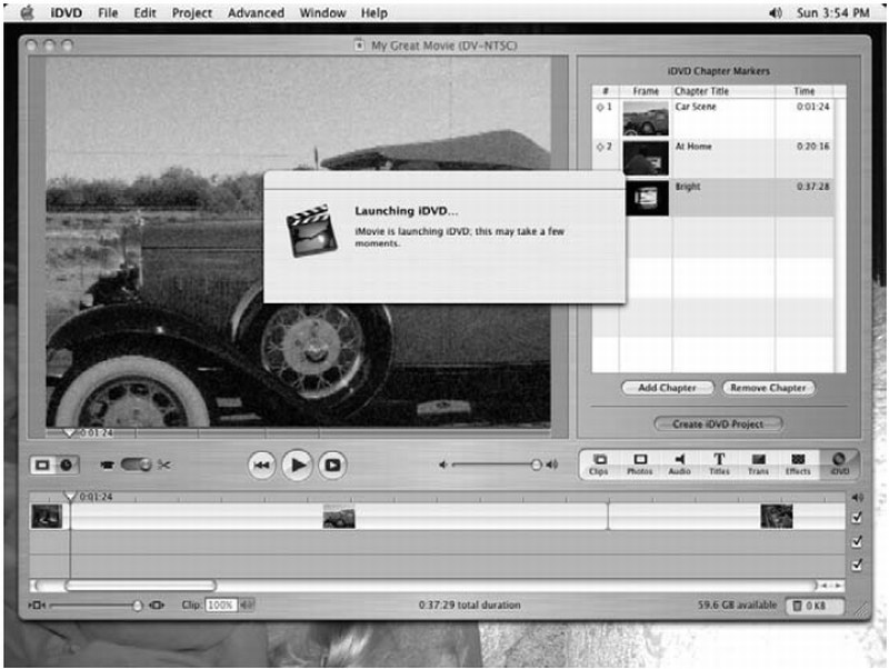 Создаем проекта видеографом в программе iMovie