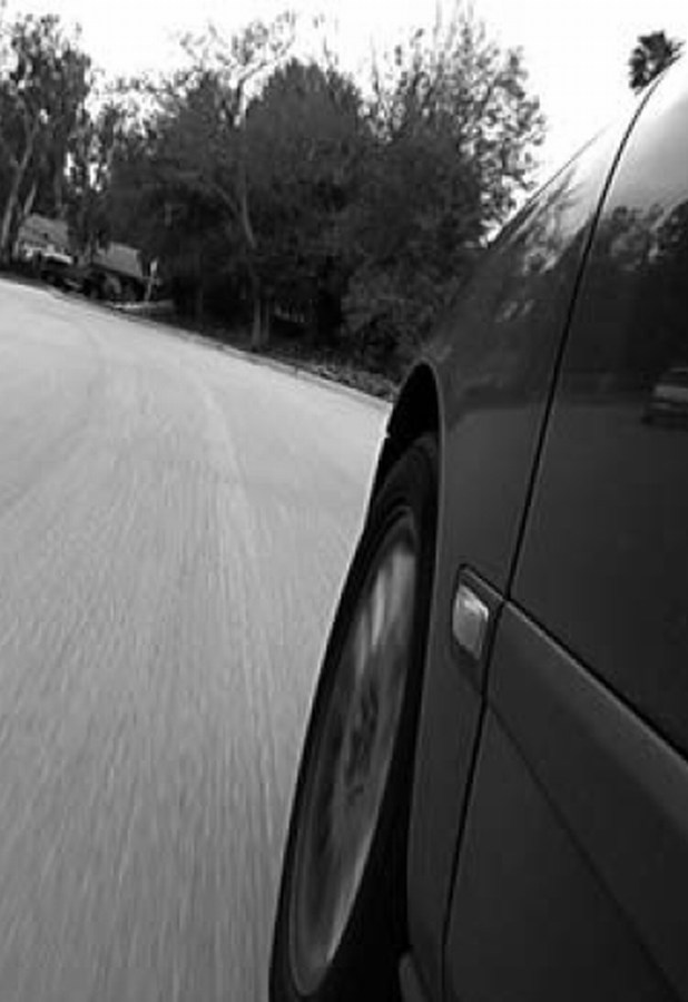 Видео снято на автомобиле в поездке